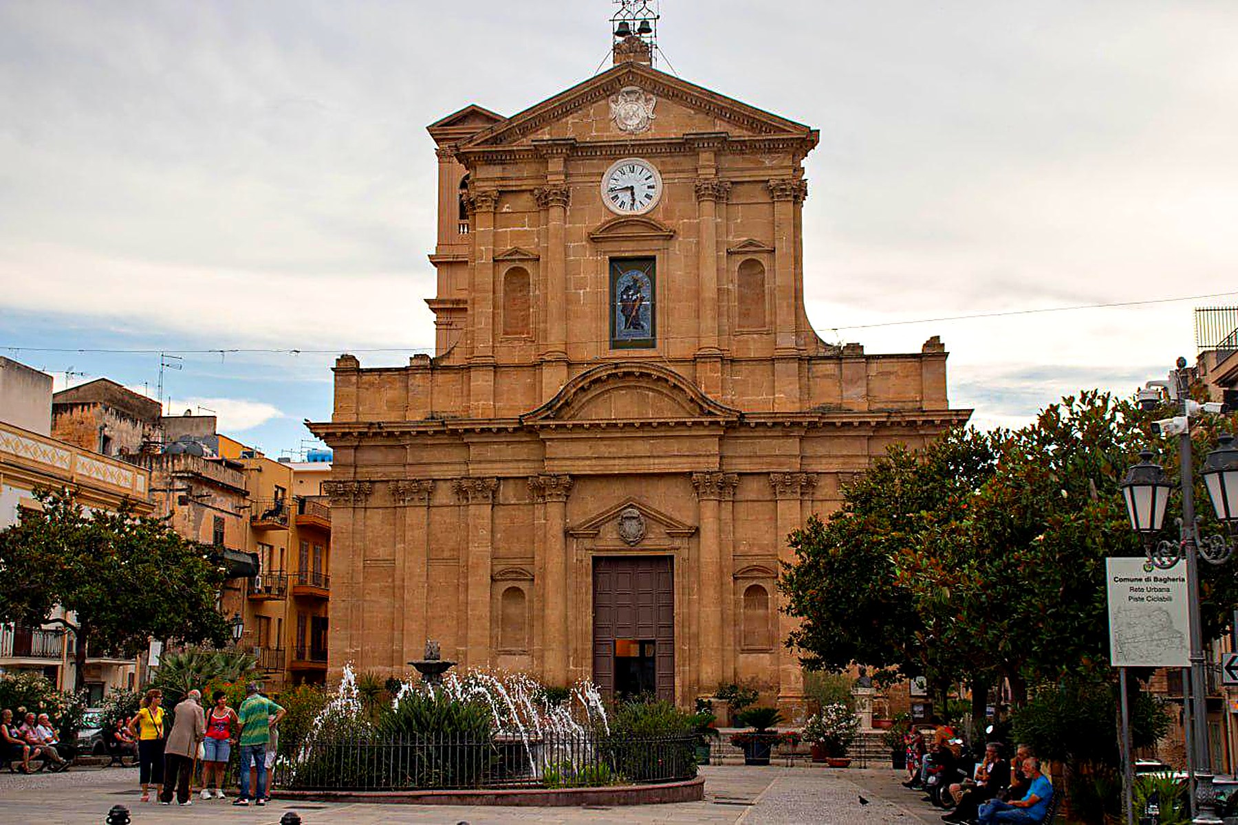 Il centro storico di Bagheria