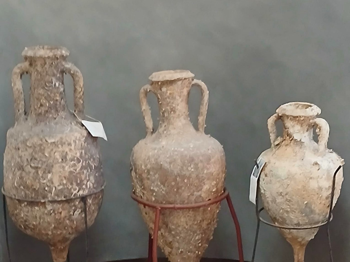 Anfore all'Antiquarium di Solunto