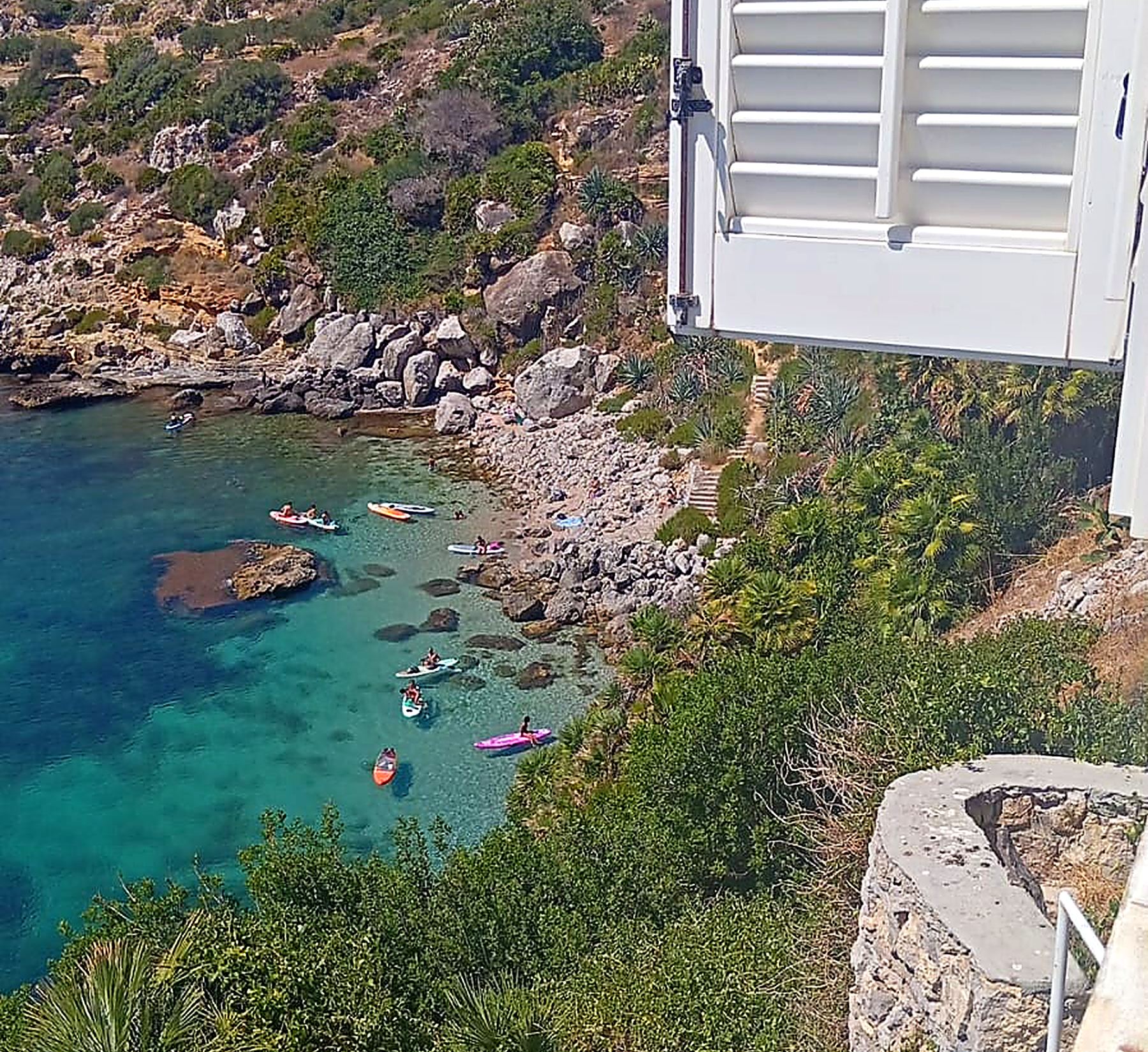 Baia dei Francesi dalla finestra